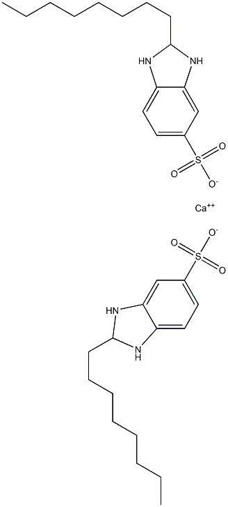 Bis(2,3-dihydro-2-octyl-1H-benzimidazole-5-sulfonic acid)calcium salt