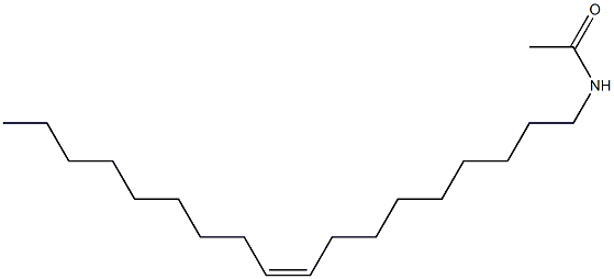 N-[(9Z)-9-Octadecenyl]acetamide Structure