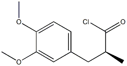  [S,(+)]-2-(3,4-Dimethoxybenzyl)propionic acid chloride