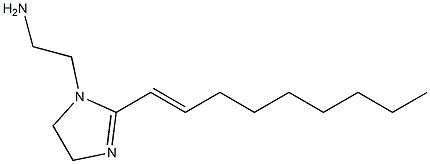 1-(2-アミノエチル)-2-(1-ノネニル)-2-イミダゾリン 化学構造式