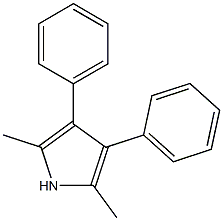 2,5-Dimethyl-3,4-diphenyl-1H-pyrrole Struktur