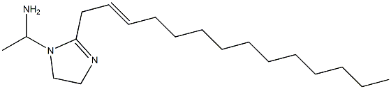 1-(1-アミノエチル)-2-(2-テトラデセニル)-2-イミダゾリン 化学構造式