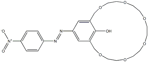 22-[(4-Nitrophenyl)azo]-3,6,9,12,15,18-hexaoxabicyclo[18.3.1]tetracosa-1(24),20,22-trien-24-ol