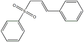 1-Phenyl-3-(phenylsulfonyl)propene,,结构式