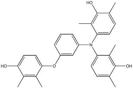  N,N-Bis(3-hydroxy-2,4-dimethylphenyl)-3-(4-hydroxy-2,3-dimethylphenoxy)benzenamine