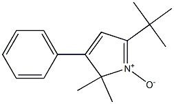 2,2-Dimethyl-3-phenyl-5-tert-butyl-2H-pyrrole 1-oxide,,结构式