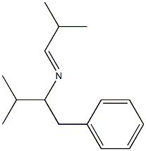 N-(2-Methyl-1-benzylpropyl)-2-methyl-1-propanimine Struktur