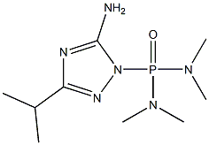 (5-Amino-3-isopropyl-1H-1,2,4-triazol-1-yl)bis(dimethylamino)phosphine oxide Structure