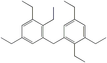 3,3'-Methylenebis(1,2,5-triethylbenzene) Struktur