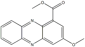 3-Methoxy-1-phenazinecarboxylic acid methyl ester Structure