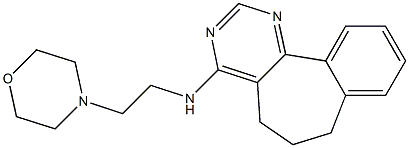 4-[(2-Morpholinoethyl)amino]-6,7-dihydro-5H-benzo[6,7]cyclohepta[1,2-d]pyrimidine|