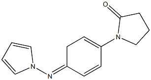 1-(p-Pyrrolizinophenyl)-2-pyrrolidone Struktur