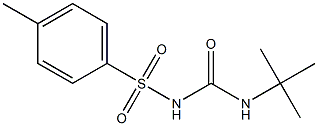 1-(4-Methylphenylsulfonyl)-3-tert-butylurea Struktur