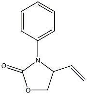 3-Phenyl-4-ethenyloxazolidin-2-one Struktur