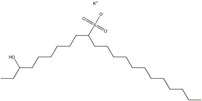  3-Hydroxydocosane-10-sulfonic acid potassium salt