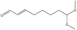 8,8-Dimethoxy-2-octen-1-al Structure