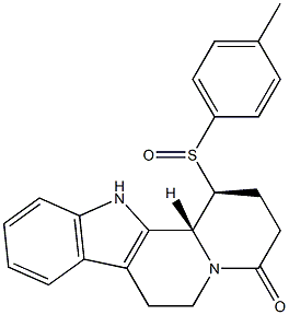  p-Tolyl[[(1S,12bR)-1,2,3,6,7,12b-hexahydro-4-oxo-12H-indolo[2,3-a]quinolizin]-1-yl] sulfoxide