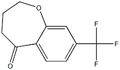 8-(Trifluoromethyl)-3,4-dihydro-1-benzoxepin-5(2H)-one Structure