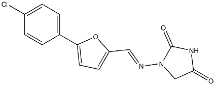 1-[5-(4-Chlorophenyl)-2-furanylmethyleneamino]imidazolidine-2,4-dione