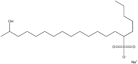 19-Hydroxyicosane-6-sulfonic acid sodium salt