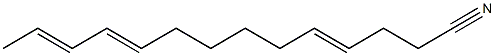 4,10,12-Tetradecatrienenitrile Structure