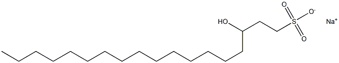 3-Hydroxyoctadecane-1-sulfonic acid sodium salt