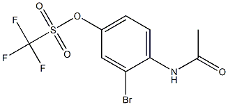 Trifluoromethanesulfonic acid 4-acetylamino-3-bromophenyl ester