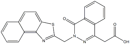 3,4-Dihydro-3-(naphtho[1,2-d]thiazol-2-ylmethyl)-4-oxophthalazine-1-acetic acid|