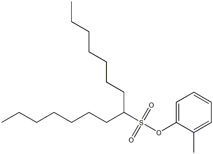  8-Pentadecanesulfonic acid 2-methylphenyl ester