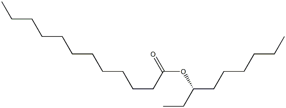 (-)-ラウリン酸[(S)-ノナン-3-イル] 化学構造式