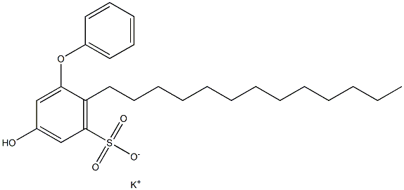 5-Hydroxy-2-tridecyl[oxybisbenzene]-3-sulfonic acid potassium salt