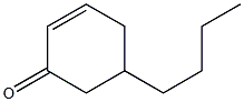 5-ブチル-2-シクロヘキセン-1-オン 化学構造式