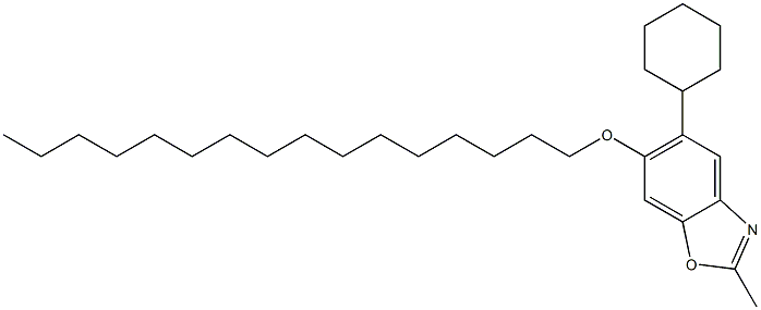  5-Cyclohexyl-6-hexadecyloxy-2-methylbenzoxazole