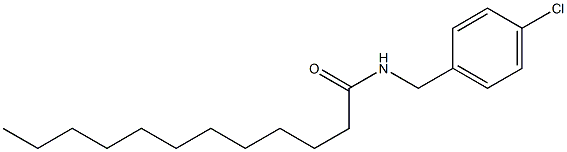 N-(4-Chlorobenzyl)dodecanamide Structure