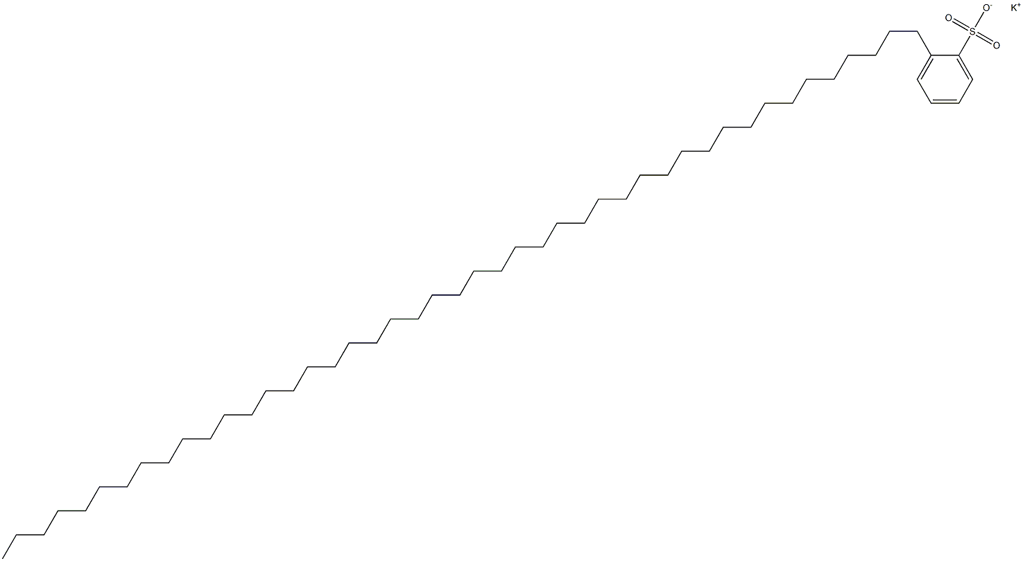 2-(Pentatetracontan-1-yl)benzenesulfonic acid potassium salt Structure