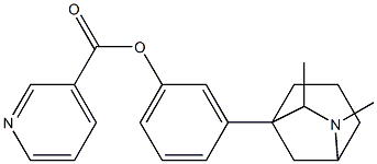 3-(6,7-Dimethyl-6-azabicyclo[3.2.1]octan-1-yl)phenol 3-pyridinecarboxylate