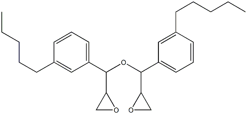 3-ペンチルフェニルグリシジルエーテル 化学構造式