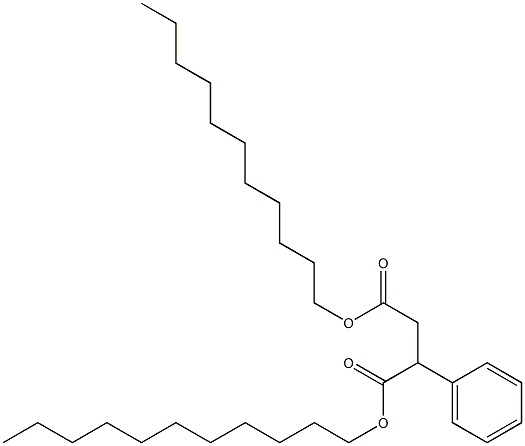 Phenylsuccinic acid diundecyl ester Struktur