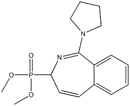 [1-(Pyrrolidin-1-yl)-3H-2-benzazepin-3-yl]phosphonic acid dimethyl ester