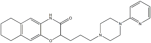 2-[3-[4-(Pyridin-2-yl)piperazin-1-yl]propyl]-6,7,8,9-tetrahydro-2H-naphth[2,3-b][1,4]oxazin-3(4H)-one