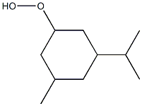 3-Isopropyl-5-methylcyclohexyl hydroperoxide Structure