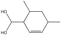 2,4-Dimethyltetrahydrobenzaldehyde glycol acetal Structure