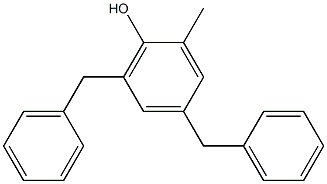 4,6-Dibenzyl-o-cresol,,结构式