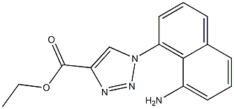 1-(8-Amino-1-naphtyl)-1H-1,2,3-triazole-4-carboxylic acid ethyl ester