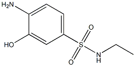 4-Amino-3-hydroxy-N-ethylbenzenesulfonamide Struktur