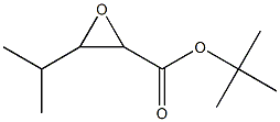 3-Isopropyloxirane-2-carboxylic acid tert-butyl ester Structure