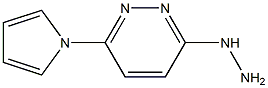 1-[6-(1H-Pyrrol-1-yl)pyridazin-3-yl]hydrazine,,结构式