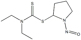 Diethyldithiocarbamic acid 1-nitroso-2-pyrrolidinyl ester|