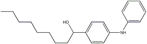 4-(1-Hydroxynonyl)phenylphenylamine 结构式