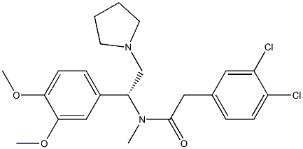 3,4-Dichloro-N-[(R)-1-(3,4-dimethoxyphenyl)-2-(1-pyrrolidinyl)ethyl]-N-methylbenzeneacetamide|